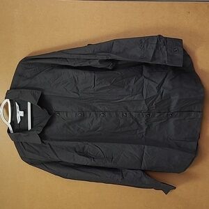 Old Navy Size 2X Dark Grey Classic Button Down Shirt